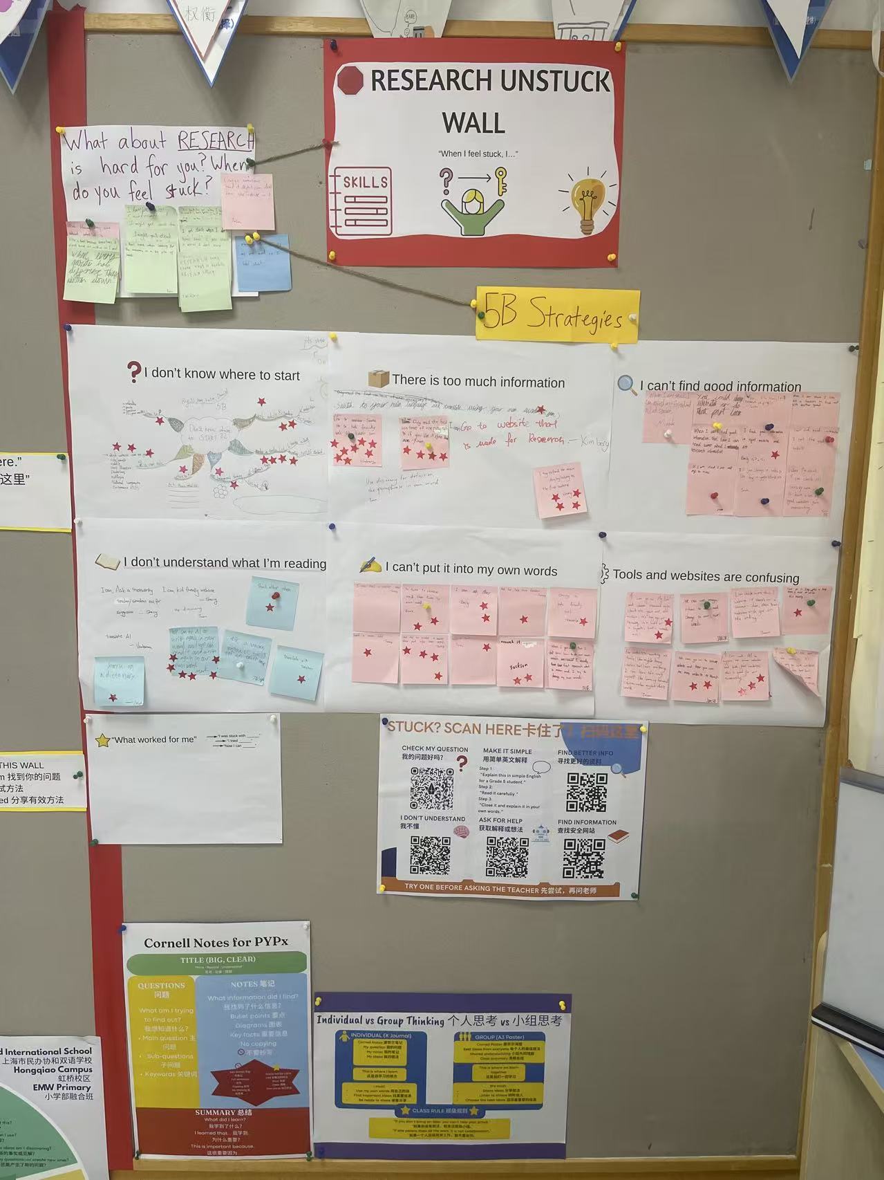 Research Unstuck Wall